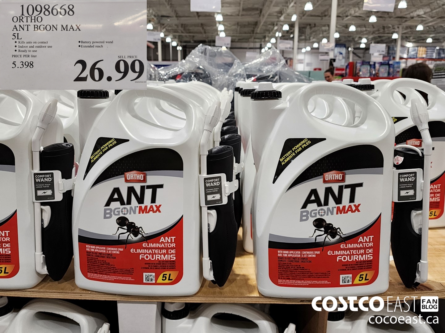 1098668 ORTHO ANT BGON MAX 5L $26.99