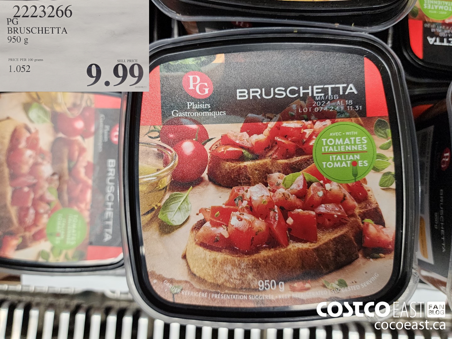 2223266 PG BRUSCHETTA 950 g $9.99