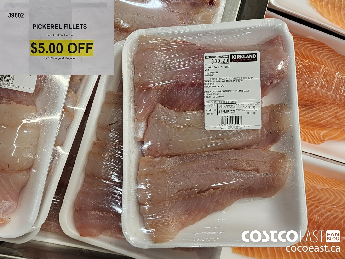 39602 PICKEREL FILLETS ($5.00 INSTANT SAVINGS)