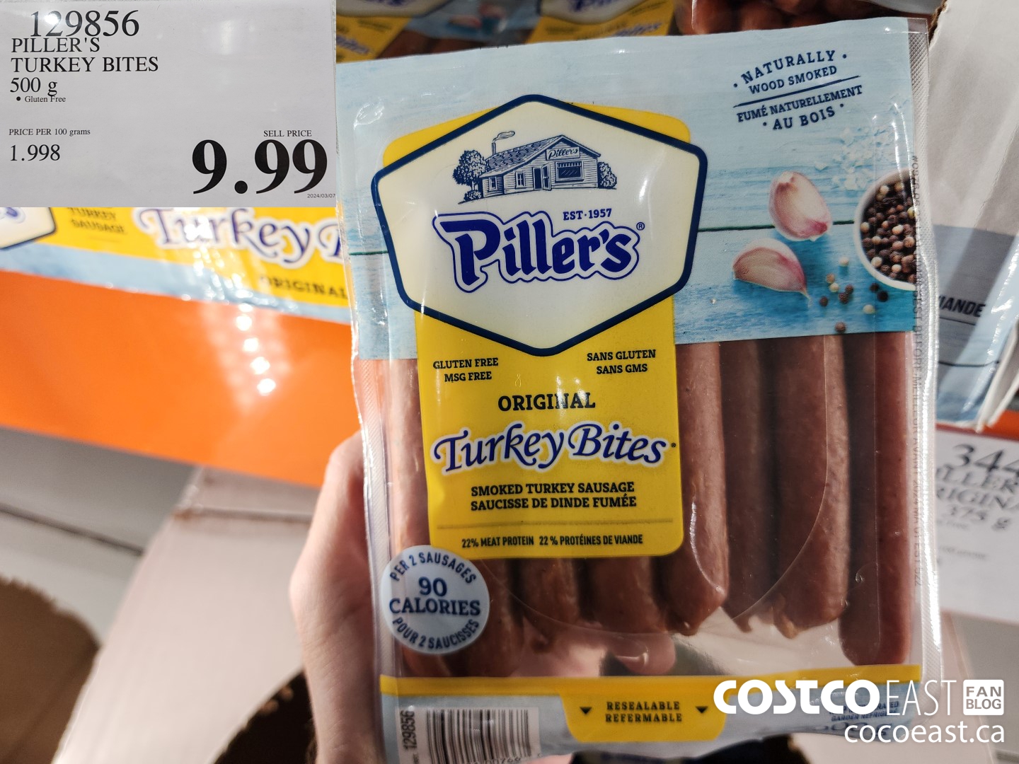 129856 PILLER'S TURKEY BITES 500 G $9.99