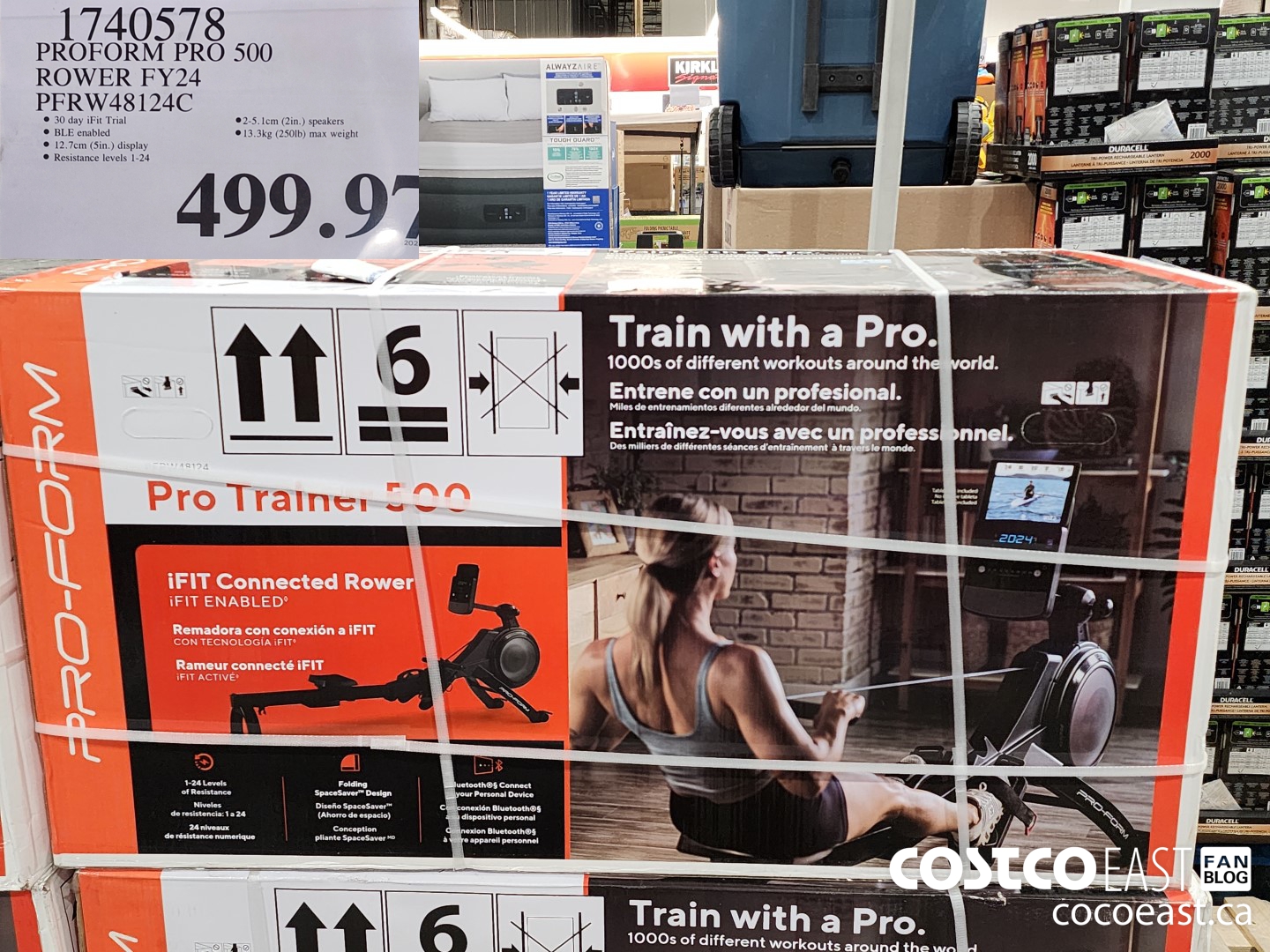 1740578 PROFORM PRO 500 ROWER FY24 PFRW48124C $499.97