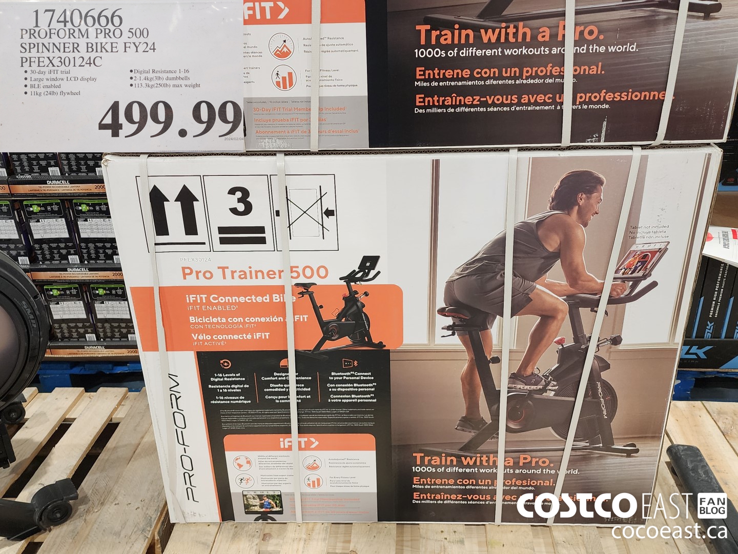 1740666 PROFORM PRO 500 SPINNER BIKE FY24 PFEX30124C $499.99