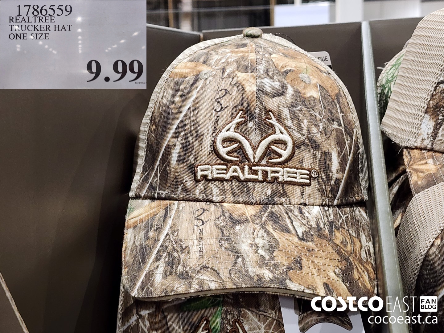 1786559 REALTREE TALUCKER HAT ONE SIZE $9.99