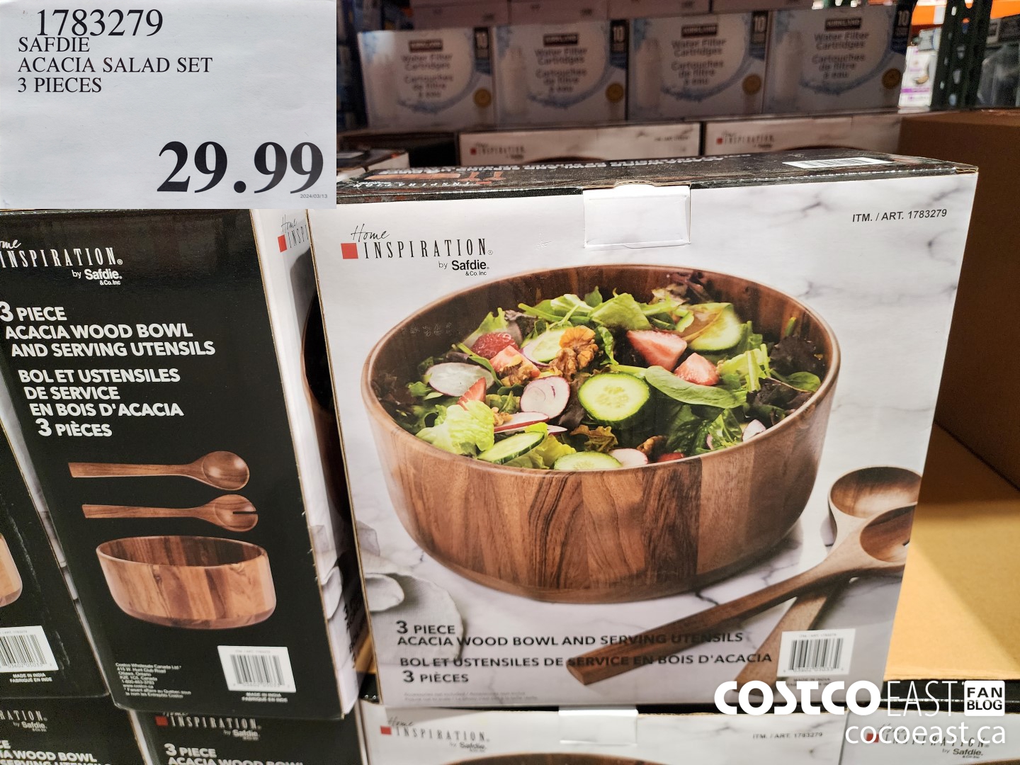 1783279 SAFDIE ACACIA SALAD SET 3 PIECES $29.99