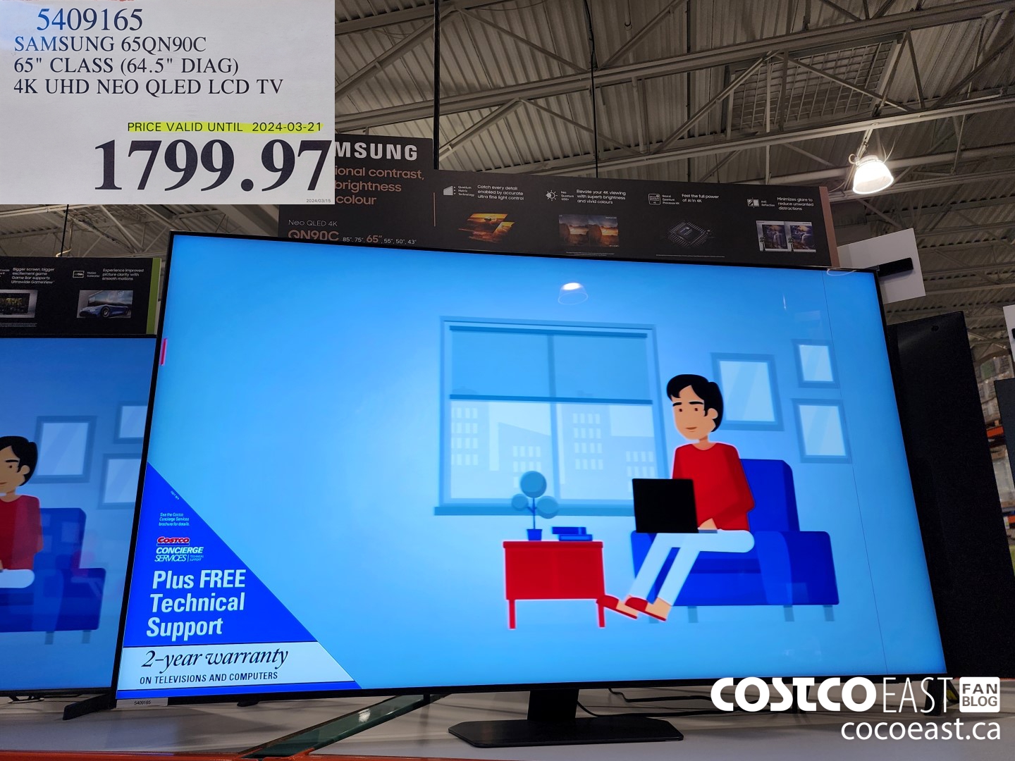 5409165 SAMSUNG 65QN90C 65