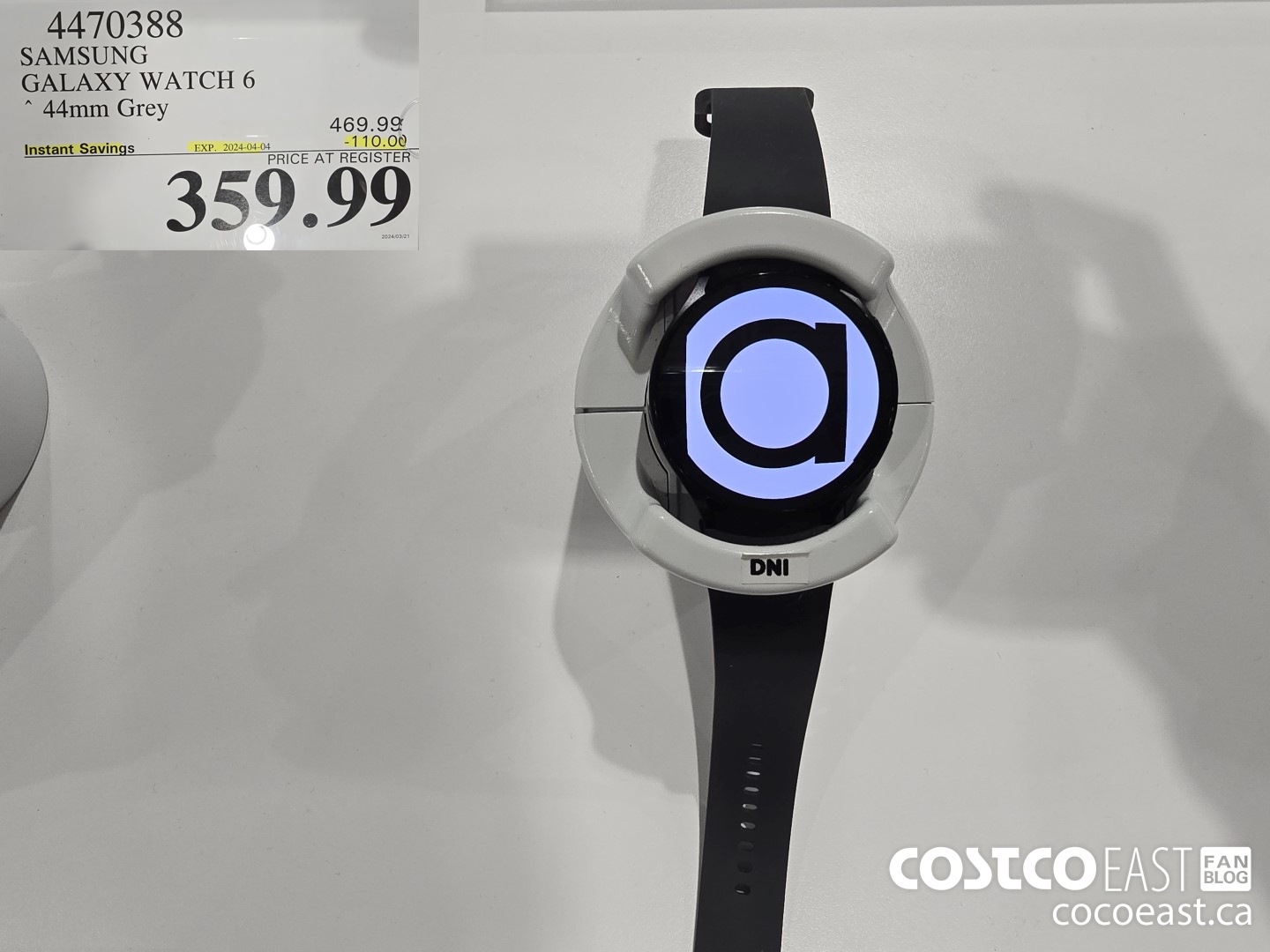 4470388 SAMSUNG GALAXY WATCH 6 44mm Grey ($110.00 INSTANT SAVINGS EXPIRES ON 2024-04-04) $359.99