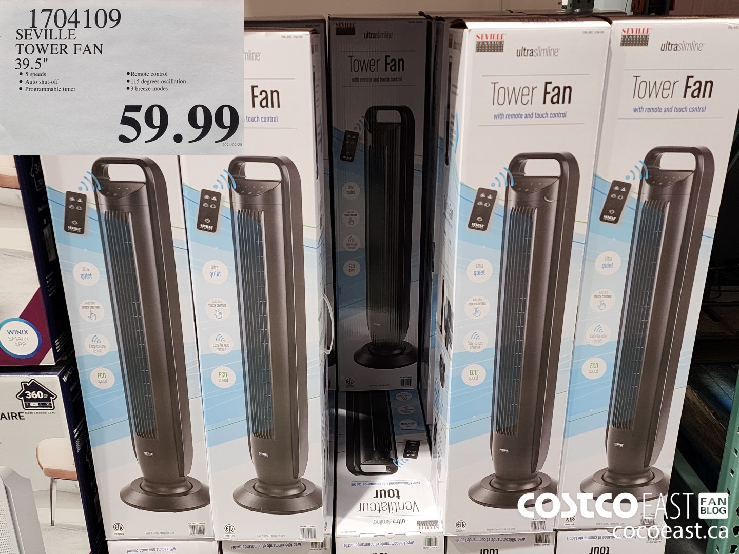 1704109 SEVILLE TOWER FAN 39.5