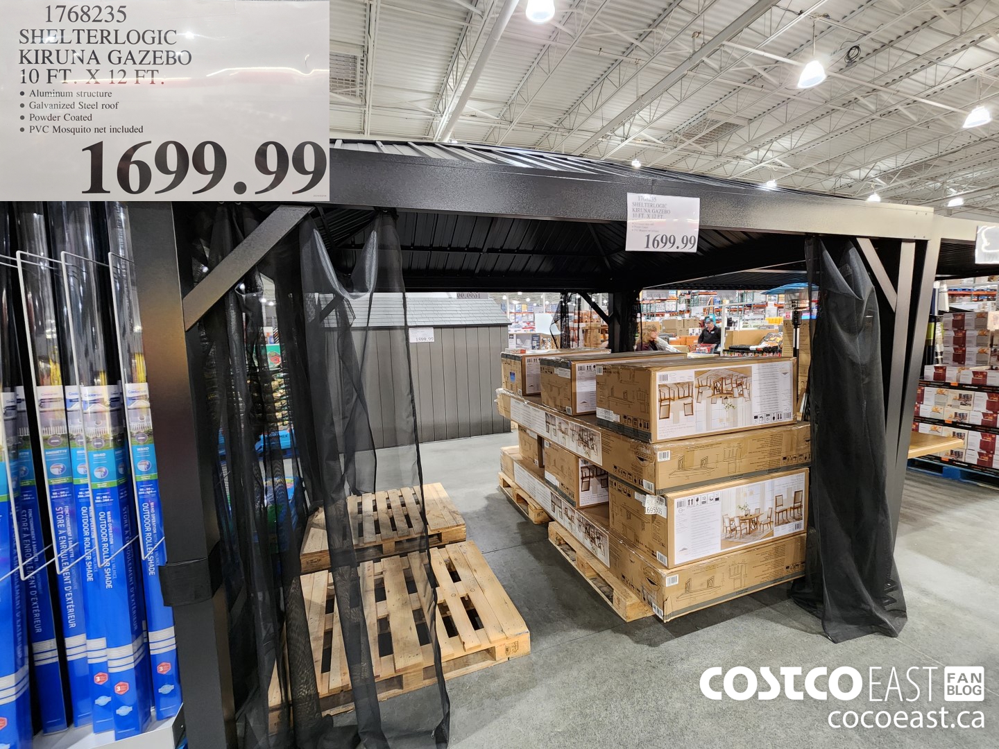 1768235 SHELTERLOGIC KIRUNA GAZEBO 10 FT. X 12 FT $1699.99