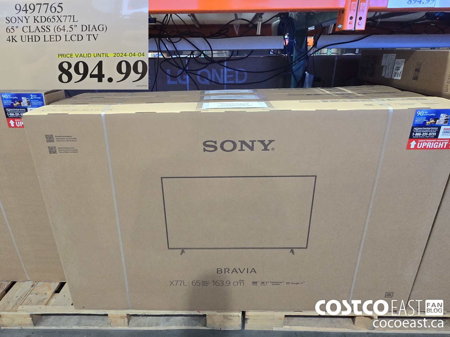 9497765 SONY KD65X77L 65