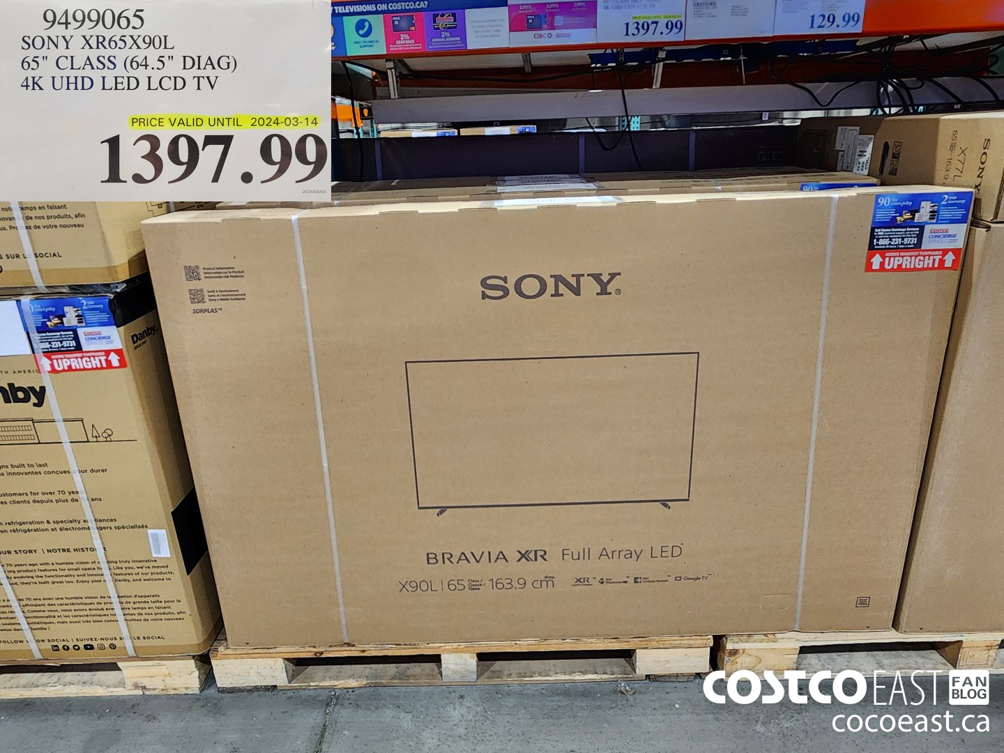 9499065 SONY XR65X90L 65