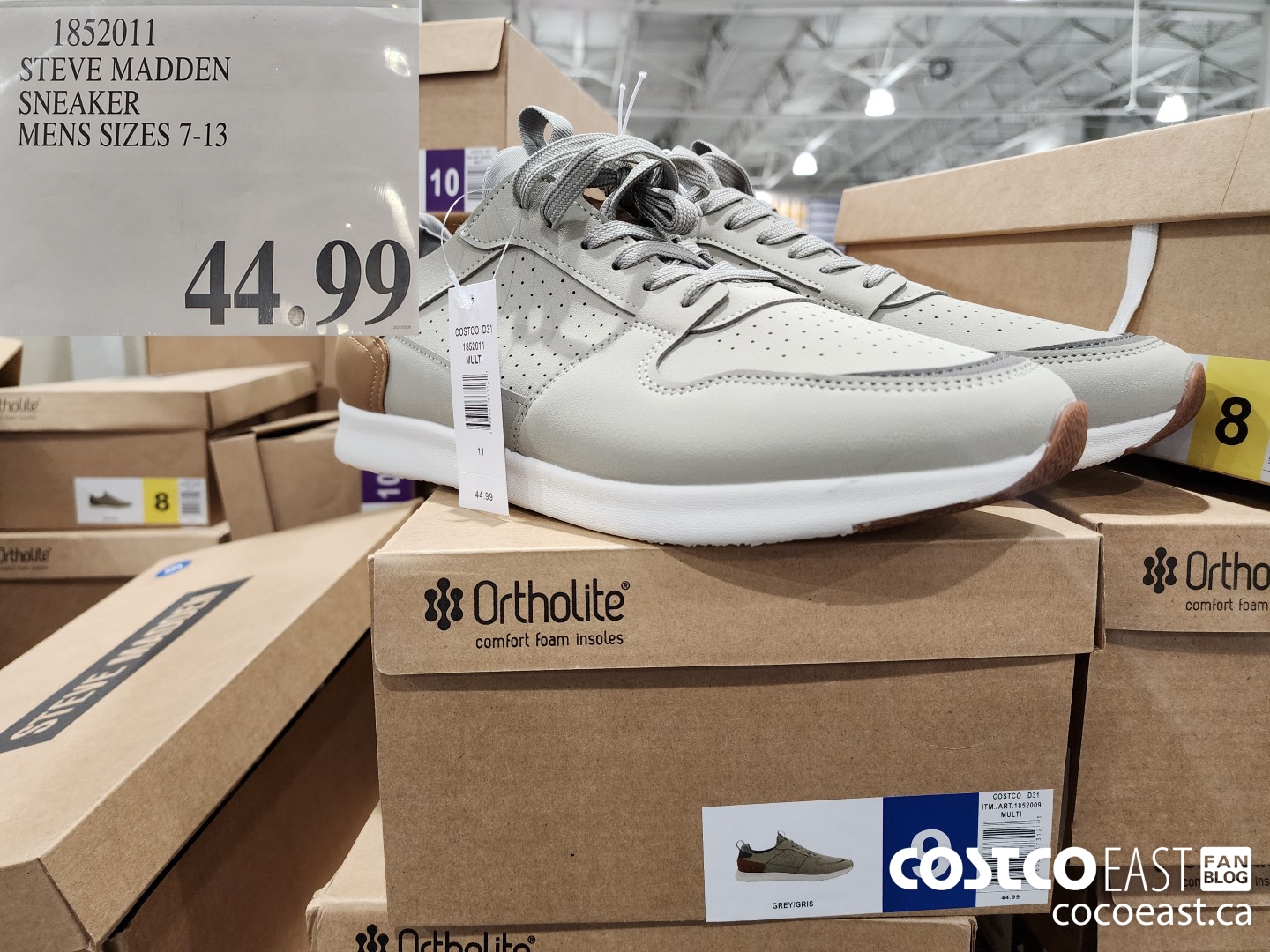 1852011 STEVE MADDEN SNEAKER MENS SIZES 7-13 $44.99