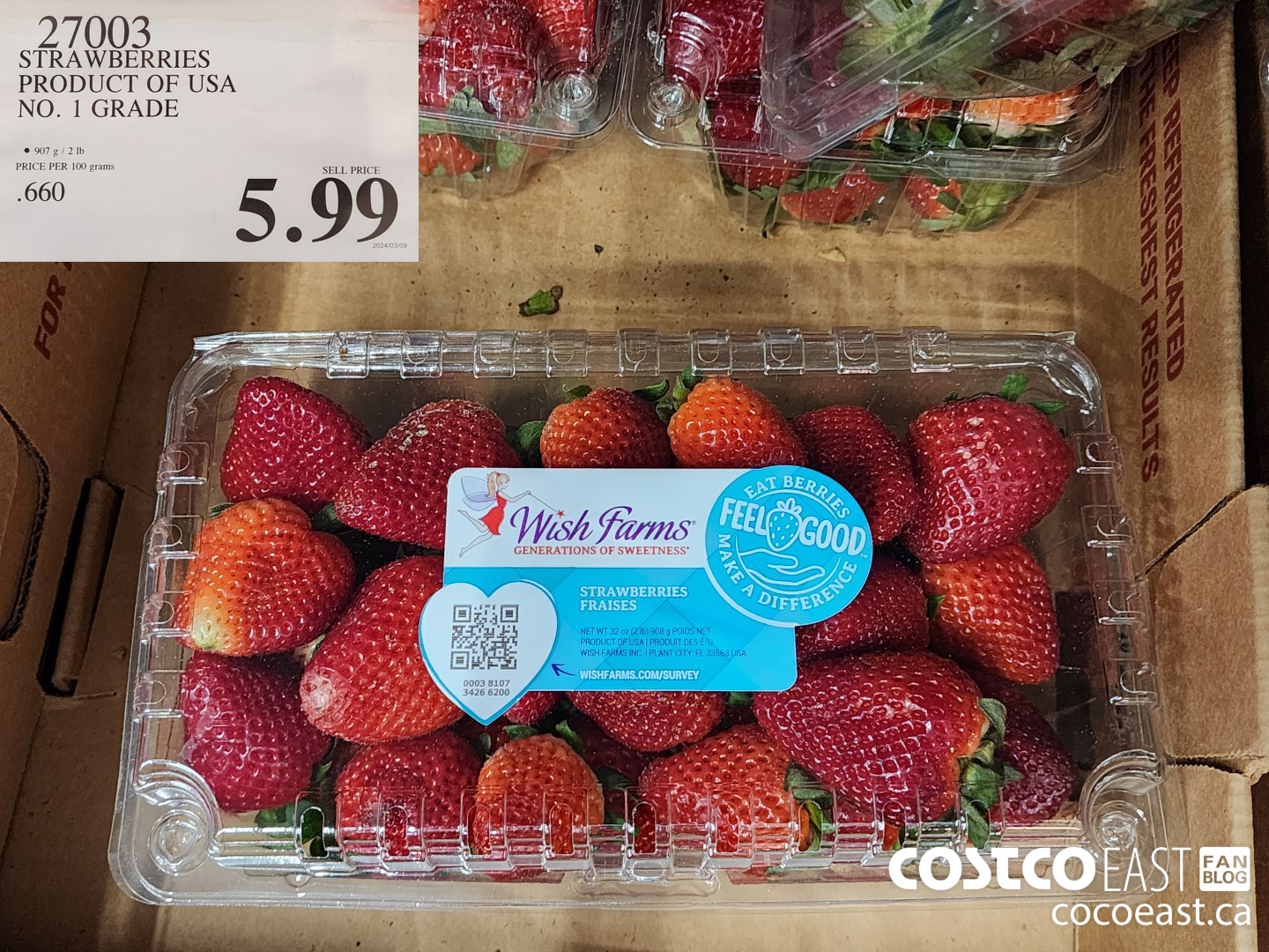 27003 STRAWBERRIES PRODUCT OF USA NO. 1 GRADE $5.99