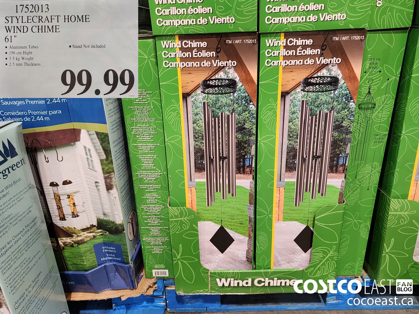 1752013 STYLECRAFT HOME WIND CHIME 61 