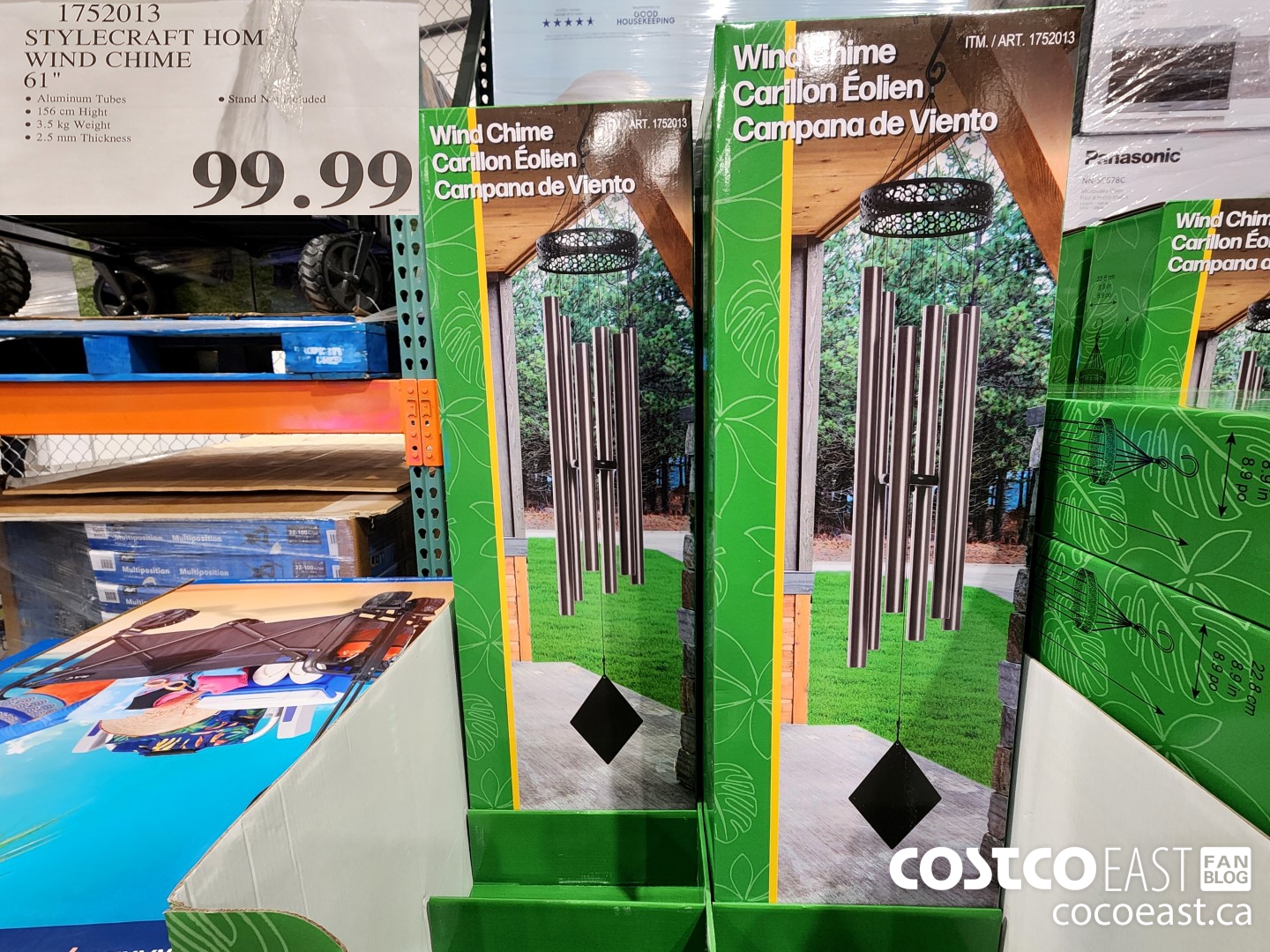 1752013 STYLECRAFT HOME WIND CHIME 61 