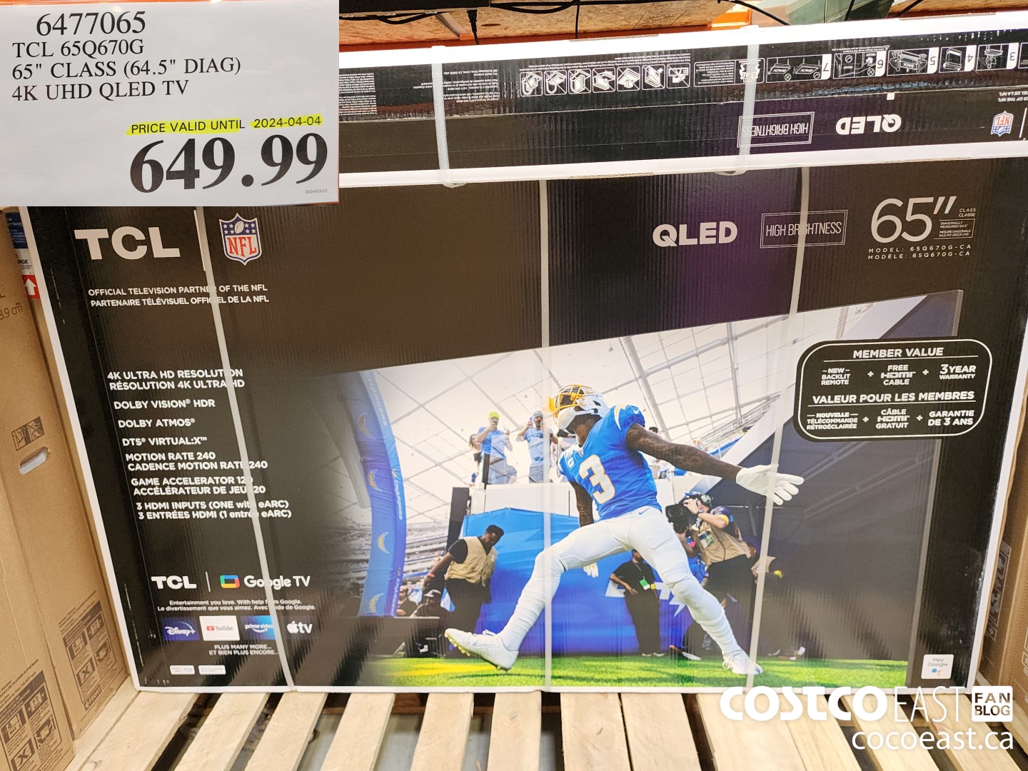 6477065 TCL 65Q670G 65