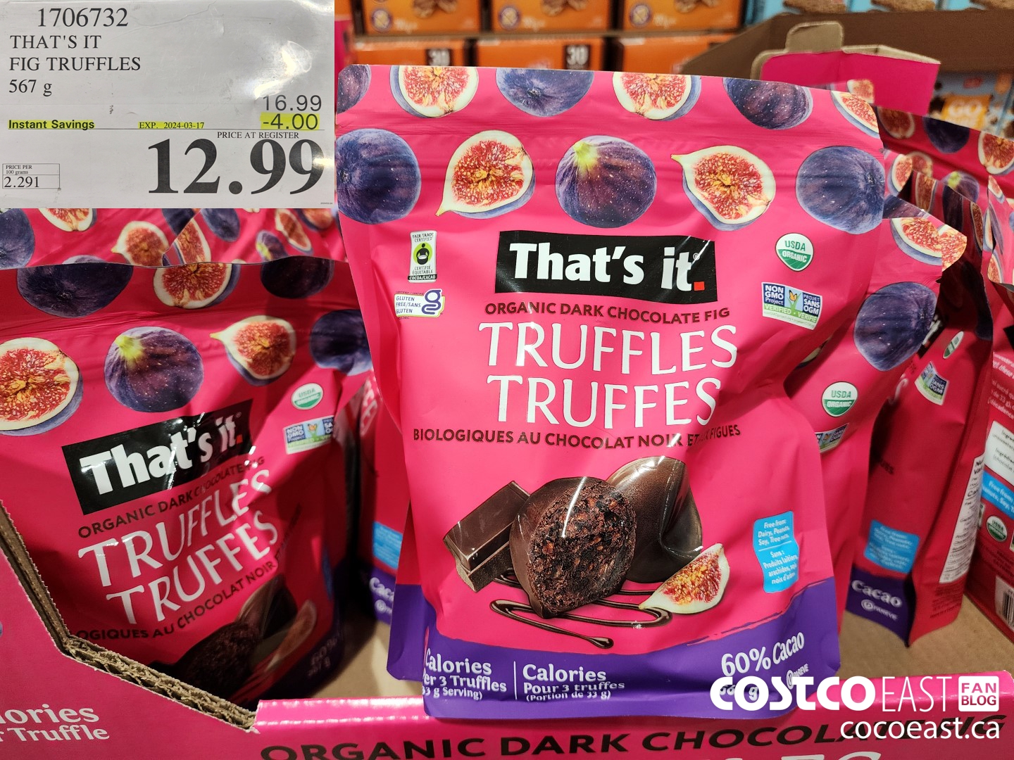 1706732 THAT'S IT FIG TRUFFLES 567 g ($4.00 INSTANT SAVINGS EXPIRES ON 2024-03-17) $12.99