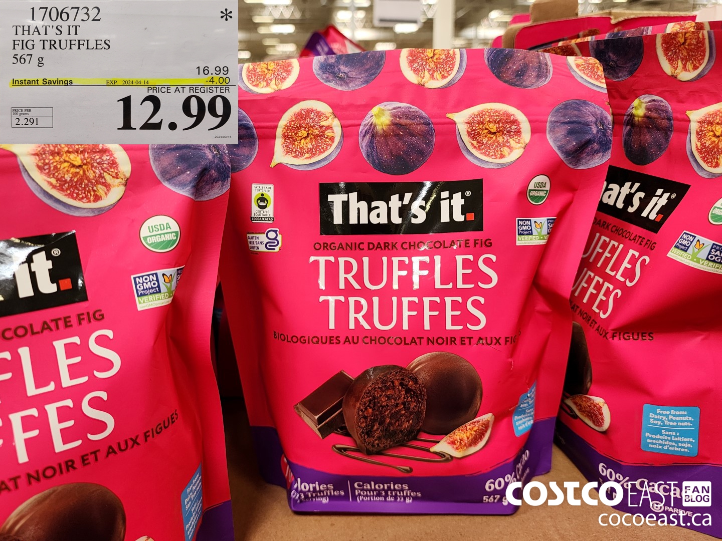 1706732 THAT'S IT FIG TRUFFLES 567 g ($4.00 INSTANT SAVINGS EXPIRES ON 2024-04-14) $12.99