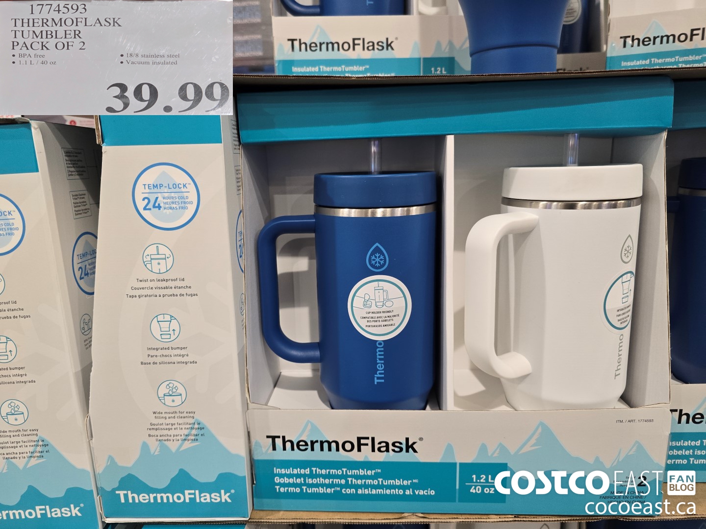 1774593 THERMOFLASK TUMBLER PACK OF 2 $39.99