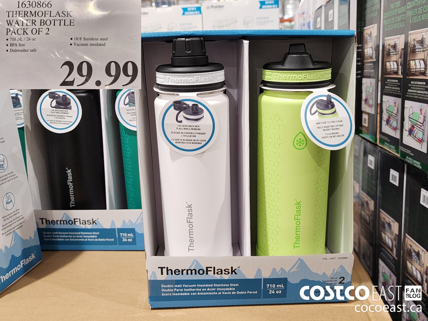 1630866 THERMOFLASK WATER BOTTLE PACK OF 2 $29.99