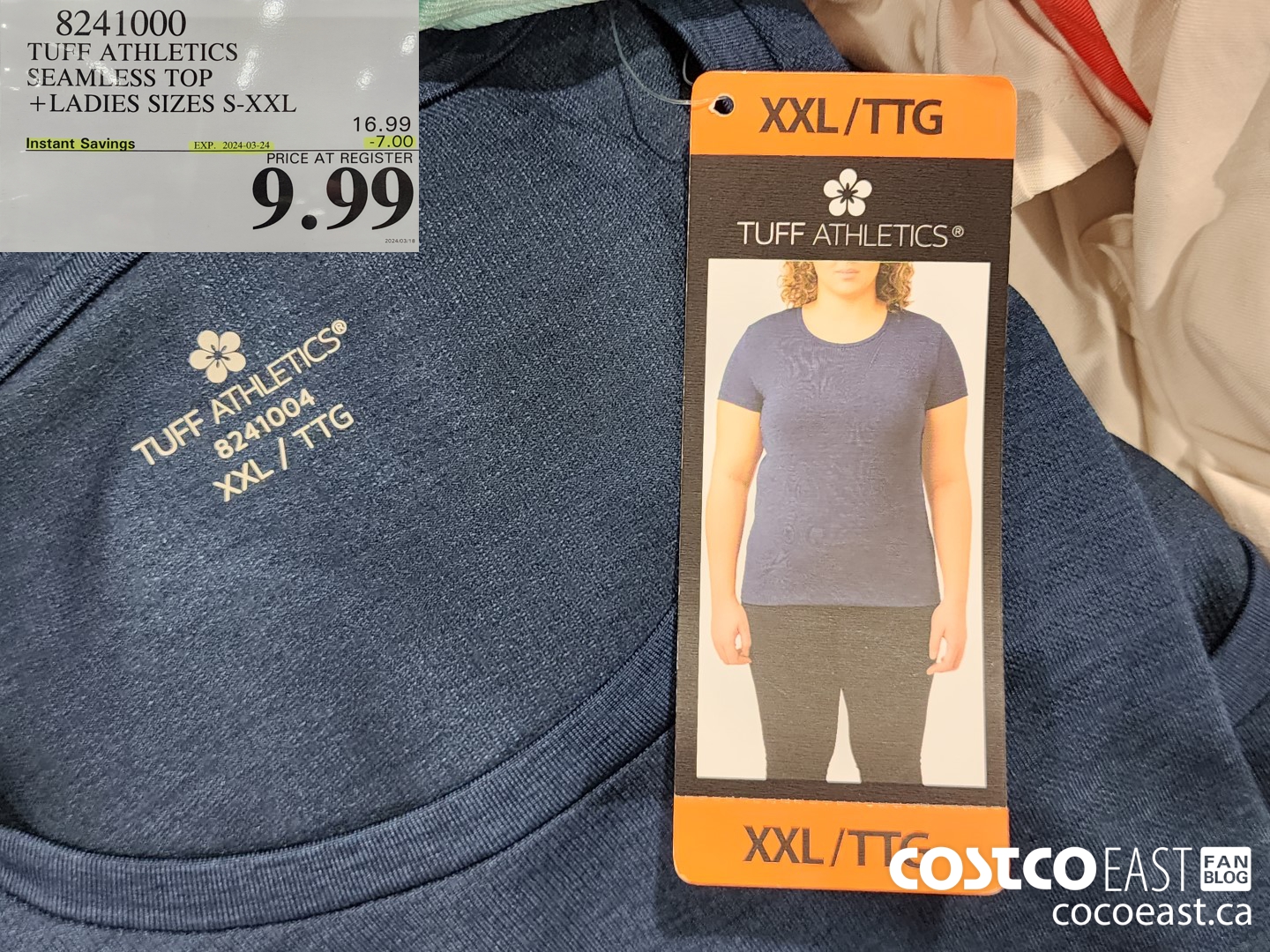 8241000 TUFF ATHLETICS SEAMLESS TOP +LADIES SIZES S-XXL ($7.00 INSTANT SAVINGS EXPIRES ON 2024-03-24) $9.99
