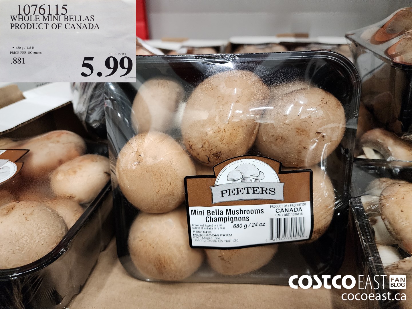 1076115 WHOLE MINI BELLAS PRODUCT OF CANADA $5.99