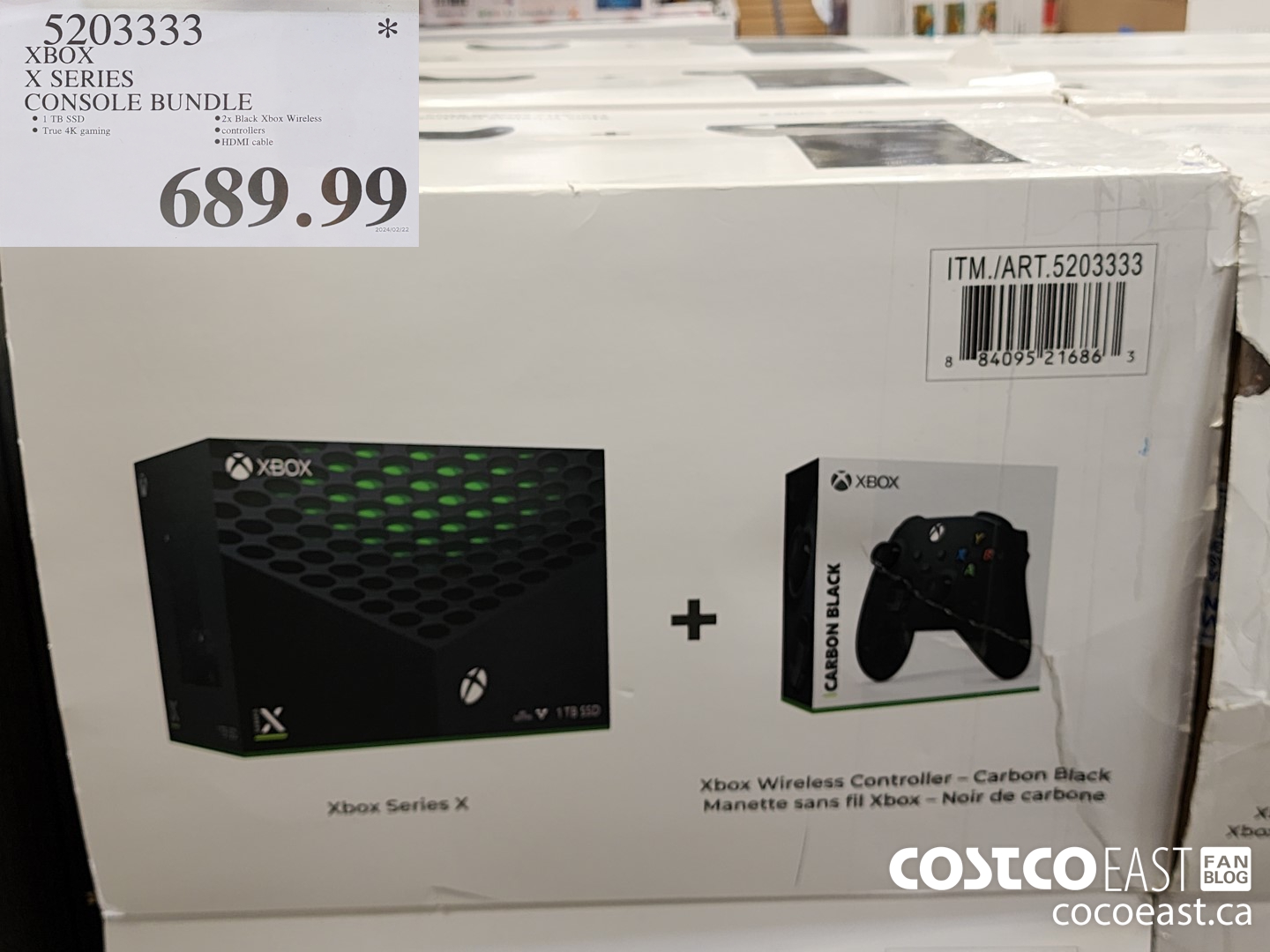 5203333 XBOX X SERIES CONSOLE BUNDLE $689.99