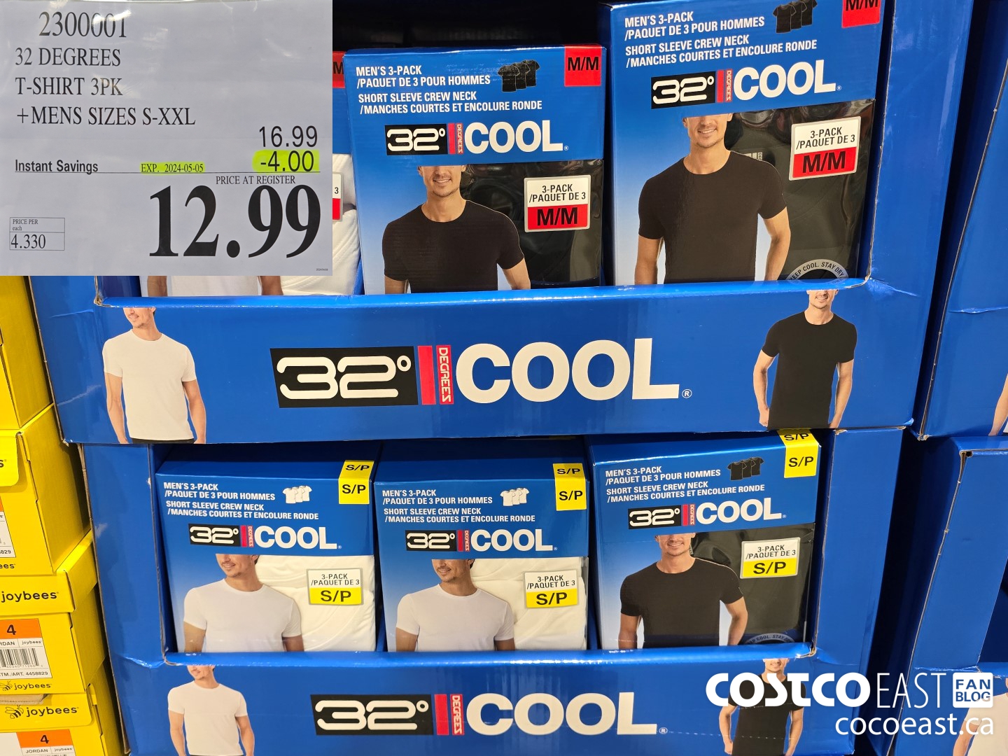 2300001 32 DEGREES T-SHIRT 3PK MENS SIZES S-XXL ($4.00 INSTANT SAVINGS EXPIRES ON 2024-05-05) $12.99