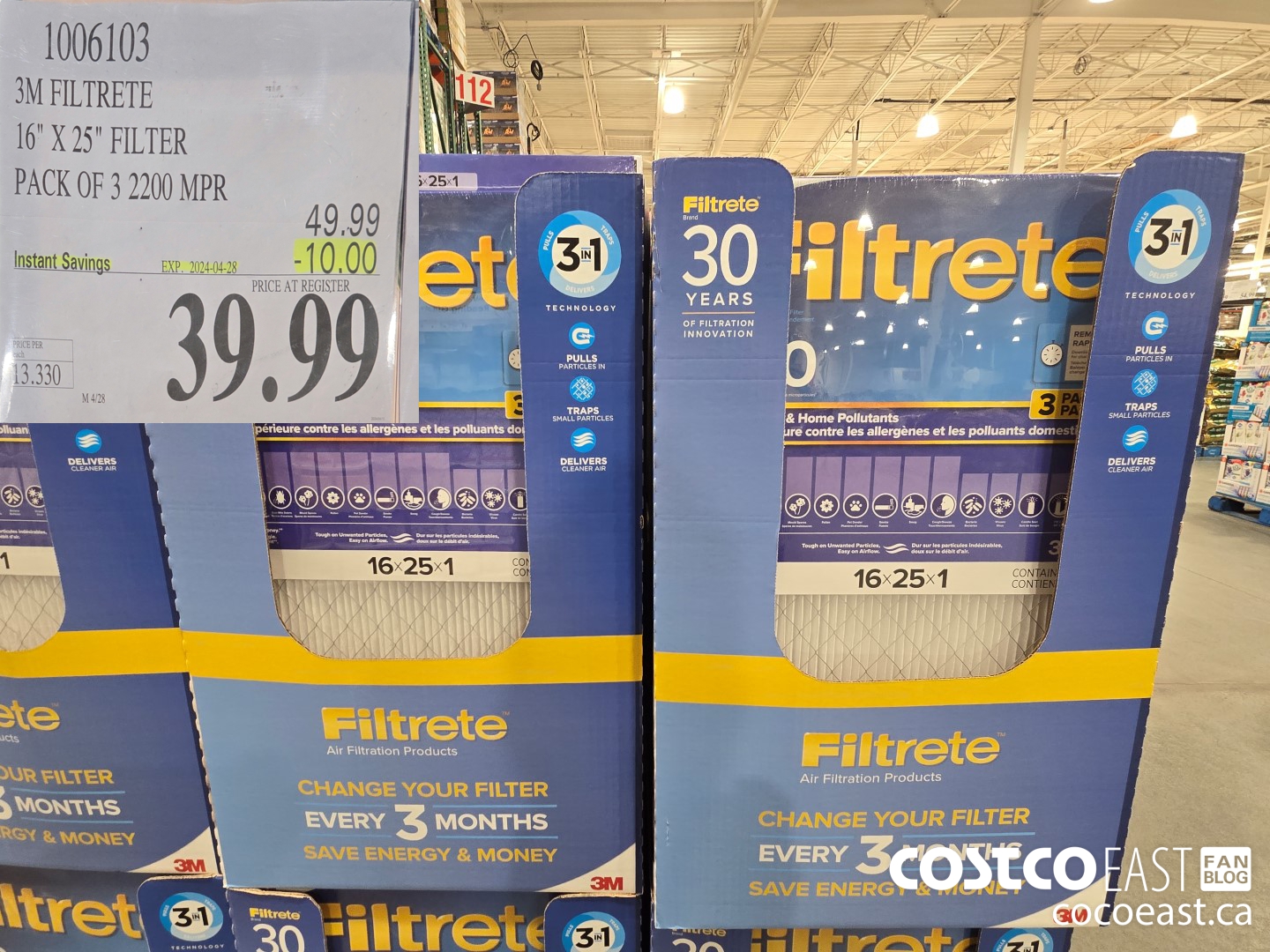 1006103 3M FILTRETE 16