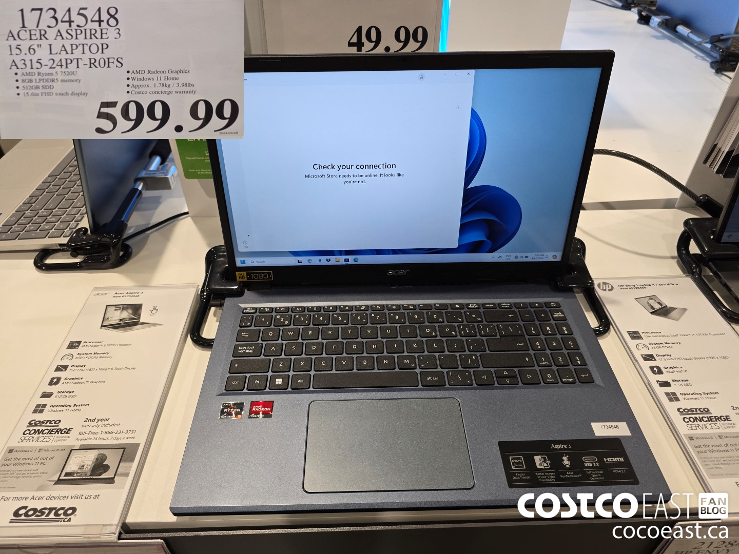 1734548 ACER ASPIRE 3 15.6