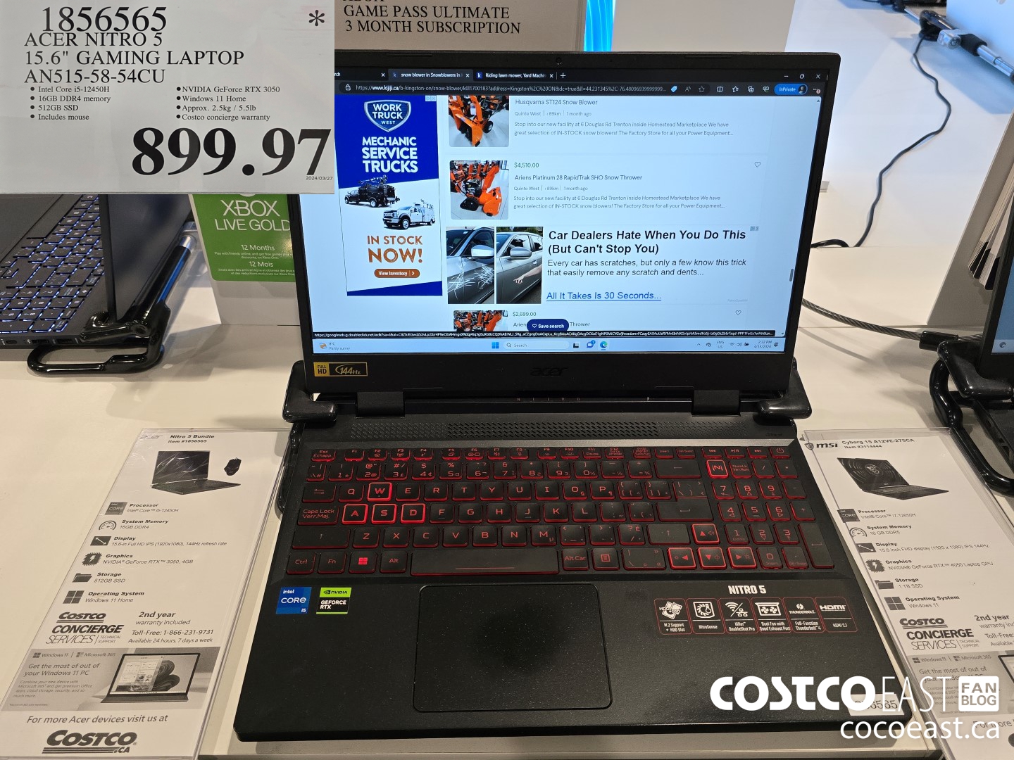 1856565 ACER NITRO 5 15.6