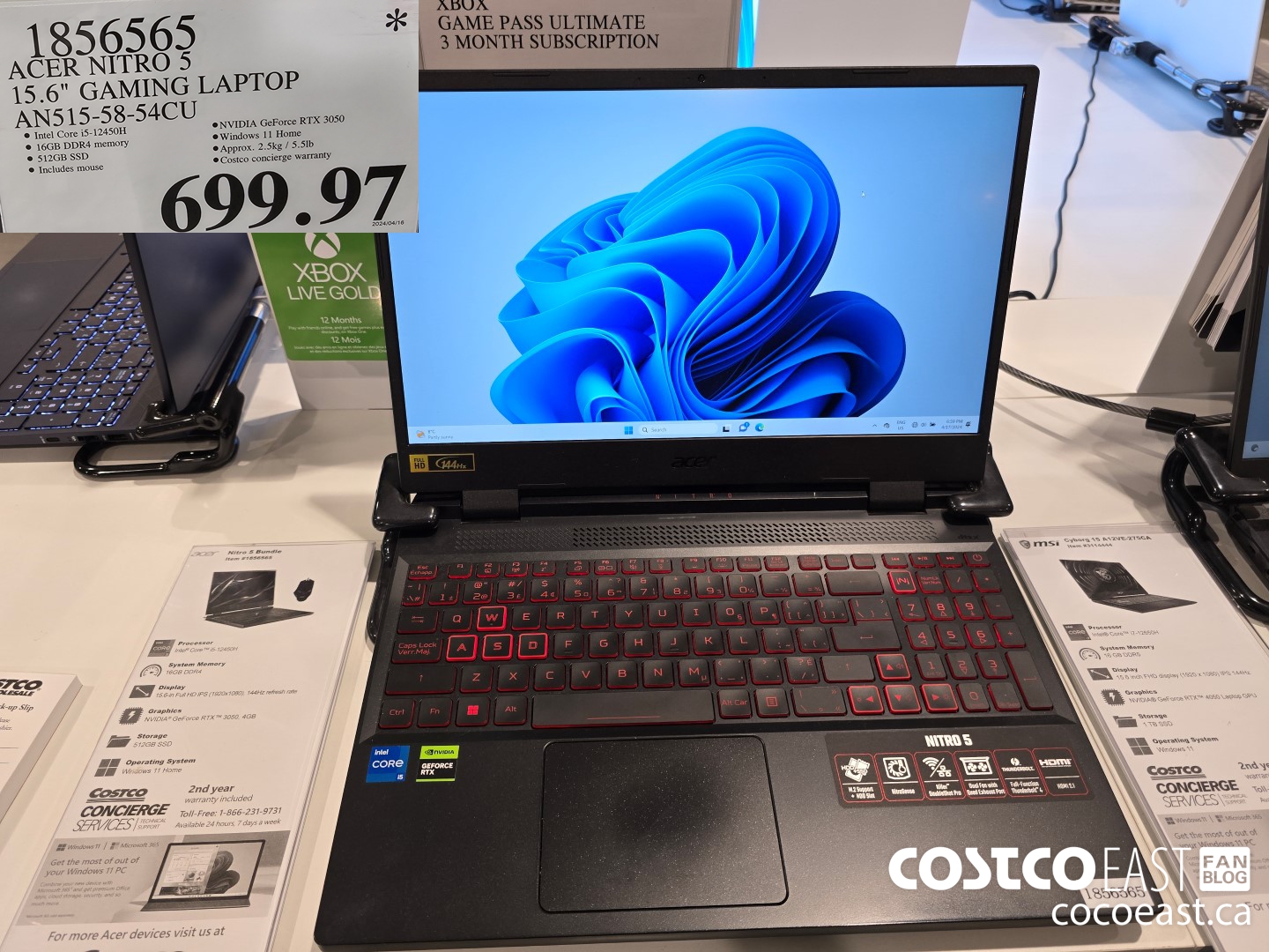 1856565 ACER NITRO 5 15.6