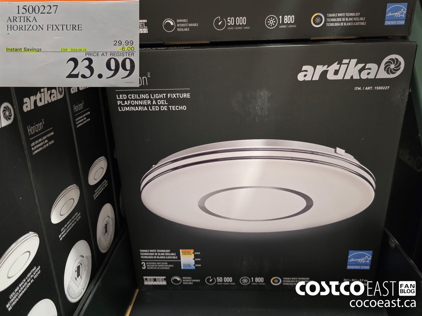 1500227 ARTIKA HORIZON FIXTURE ($6.00 INSTANT SAVINGS EXPIRES ON 2024-04-14) $23.99
