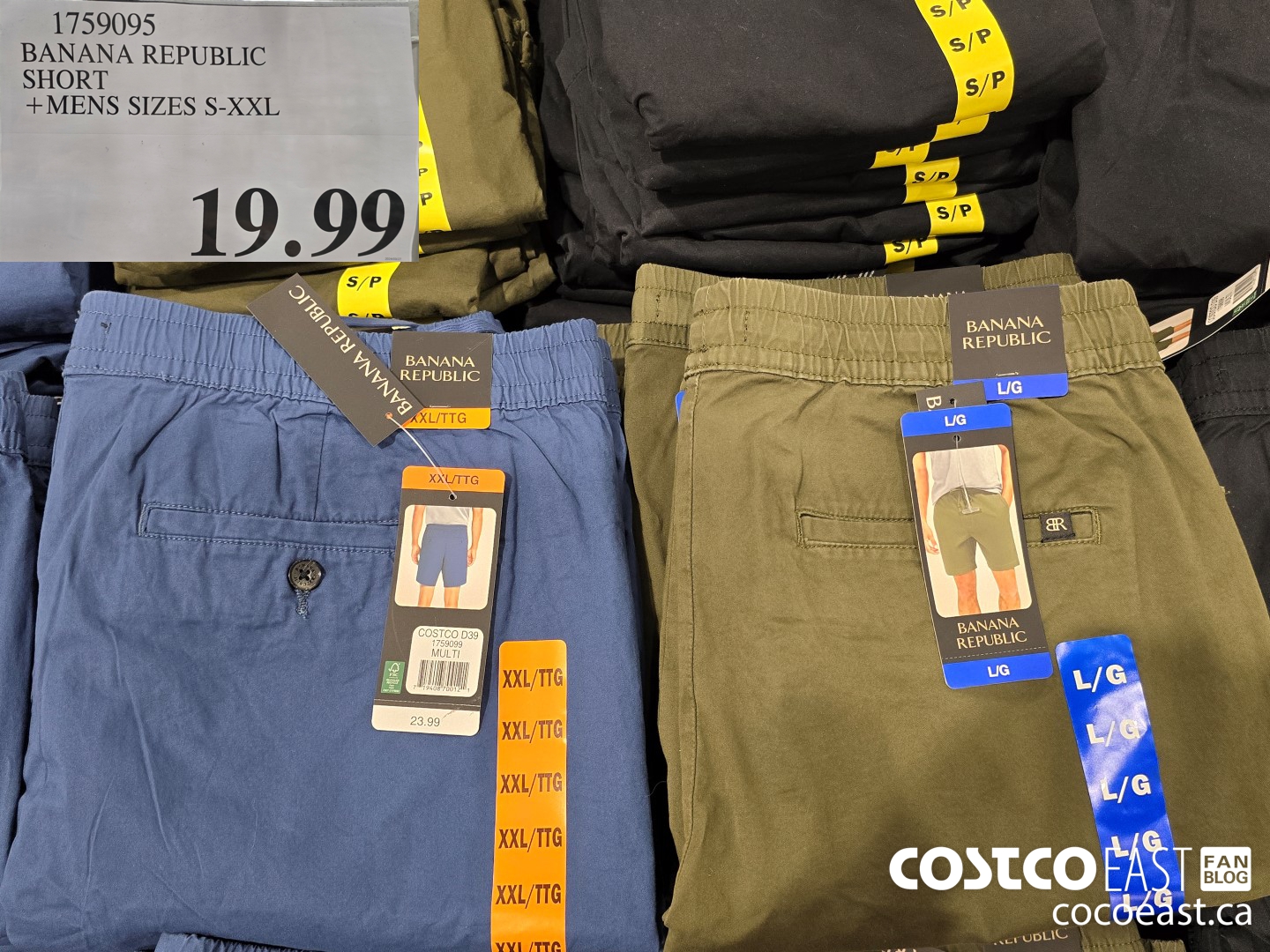 1759095 BANANA REPUBLIC SHORT +MENS SIZES S-XXL $19.99