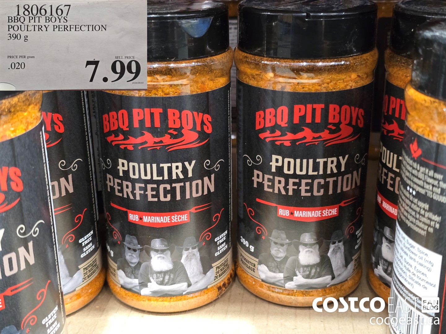 1806167 BBQ PIT BOYS POULTRY PERFECTION 390 g $7.99