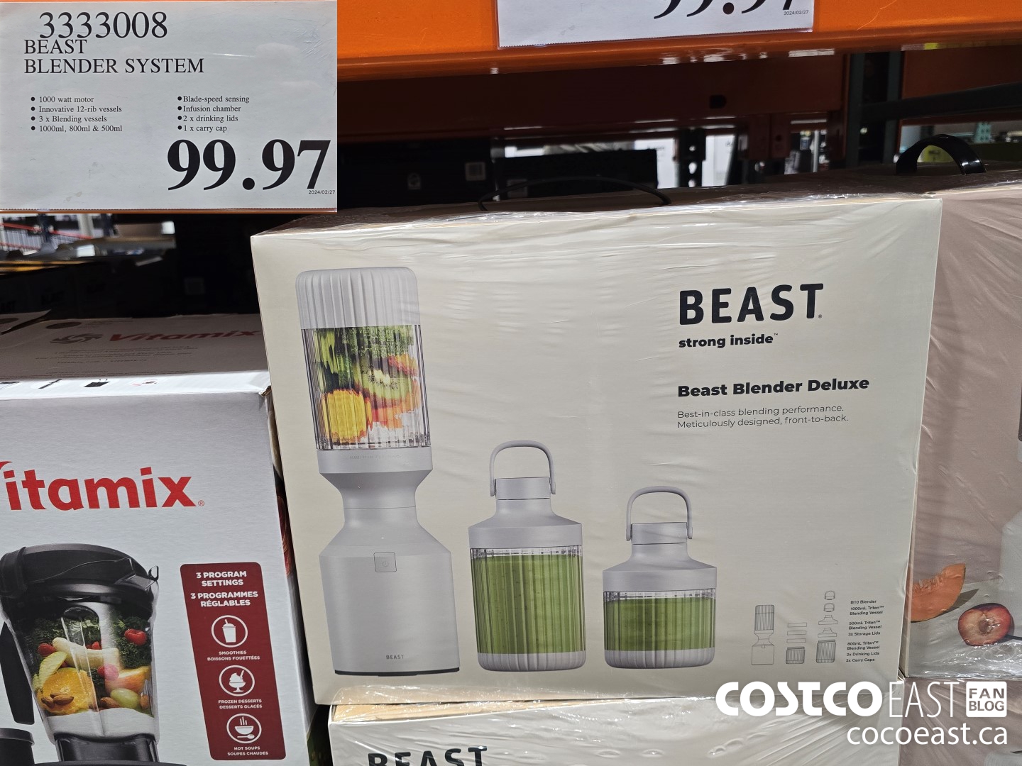 3333008 BEAST BLENDER SYSTEM $99.97