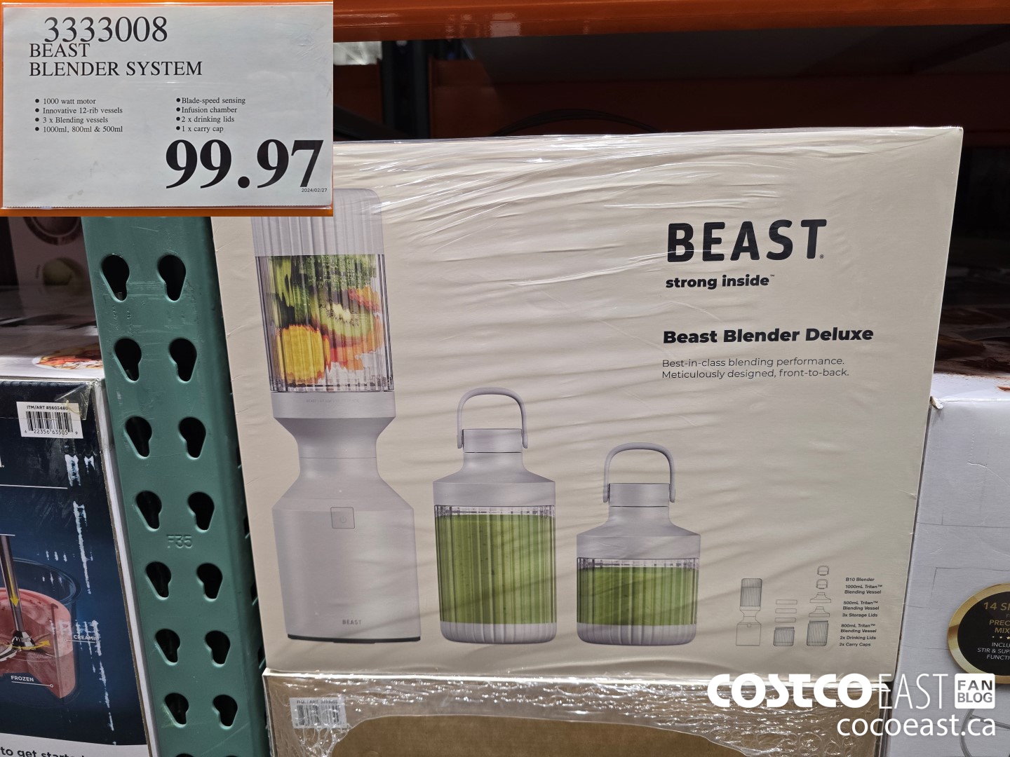 3333008 BEAST BLENDER SYSTEM $99.97