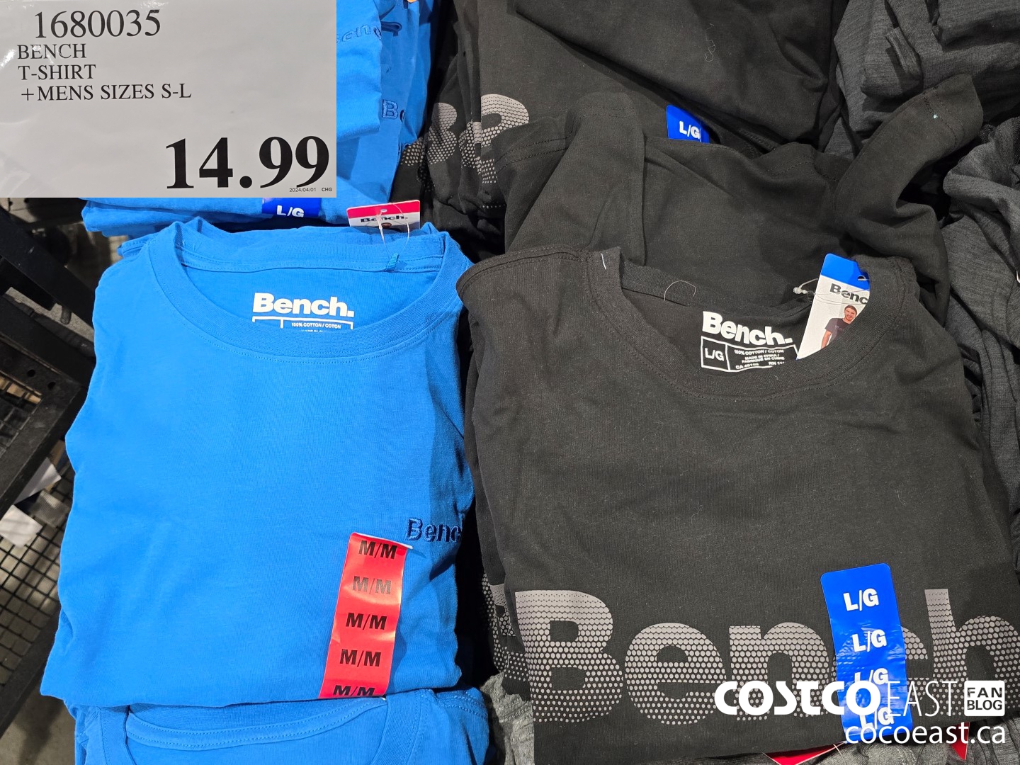 1680035 BENCH T-SHIRT +MENS SIZES S-L $14.99