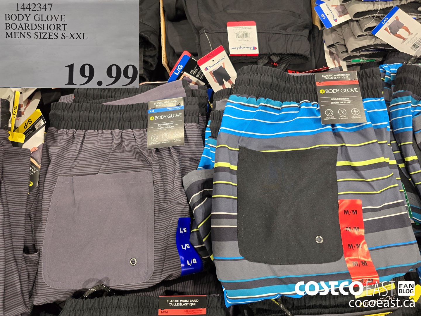 1442347 BODY GLOVE BOARDSHORT MENS SIZES S-XXL $19.99