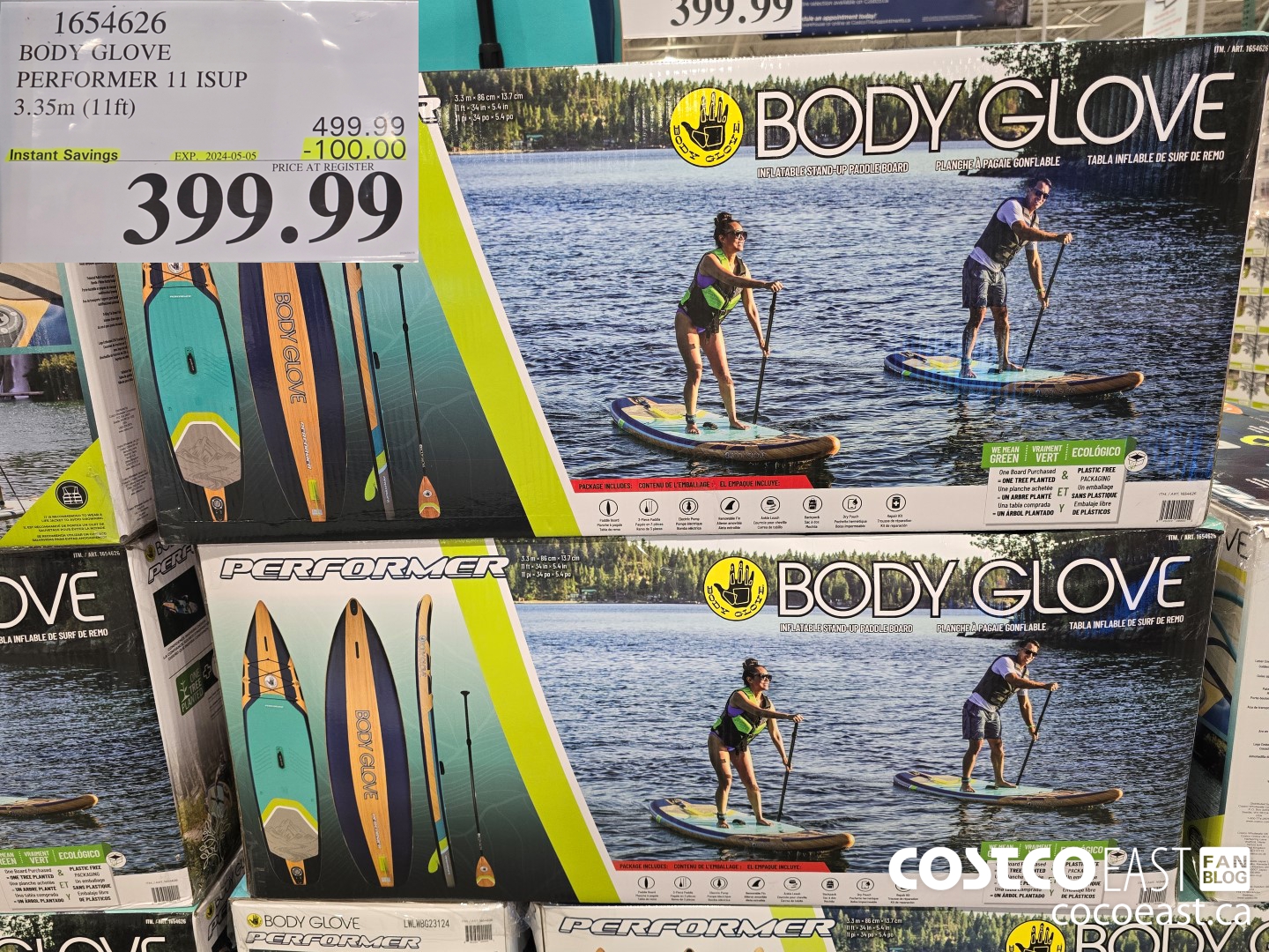 1654626 BODY GLOVE PERFORMER 11 ISUP 3.35m (11ft) ($100.00 INSTANT SAVINGS EXPIRES ON 2024-05-05) $399.99