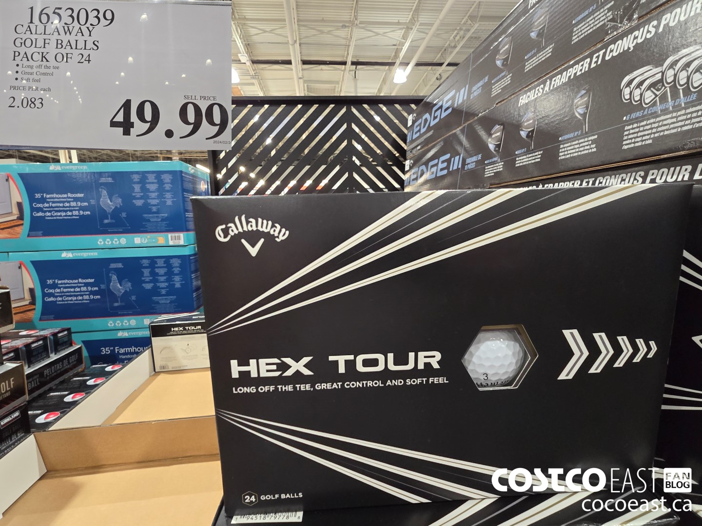 1653039 CALLAWAY GOLF BALLS PACK OF 24 $49.99