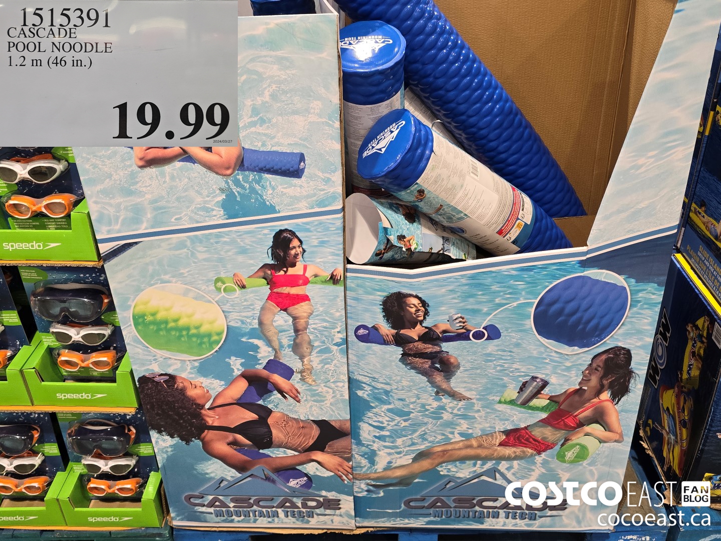 1515391 CASCADE POOL NOODLE 1.2 m (46 in.) $19.99