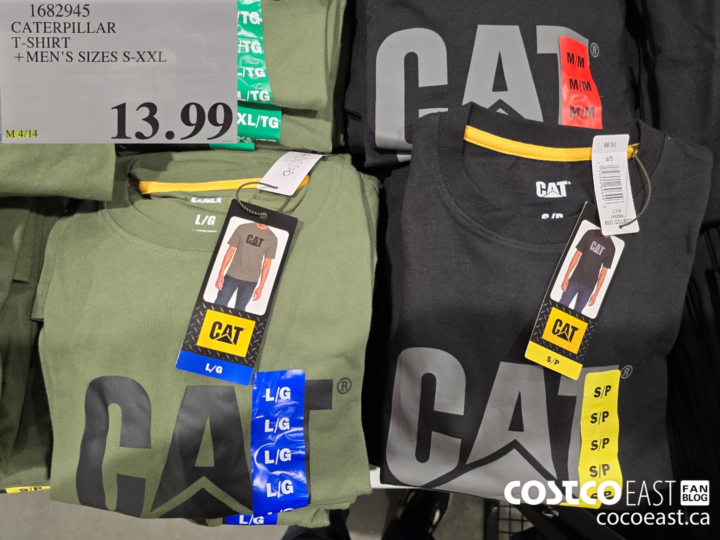 1682945 CATERPILLAR T-SHIRT +MEN'S SIZES S-XXL $13.99