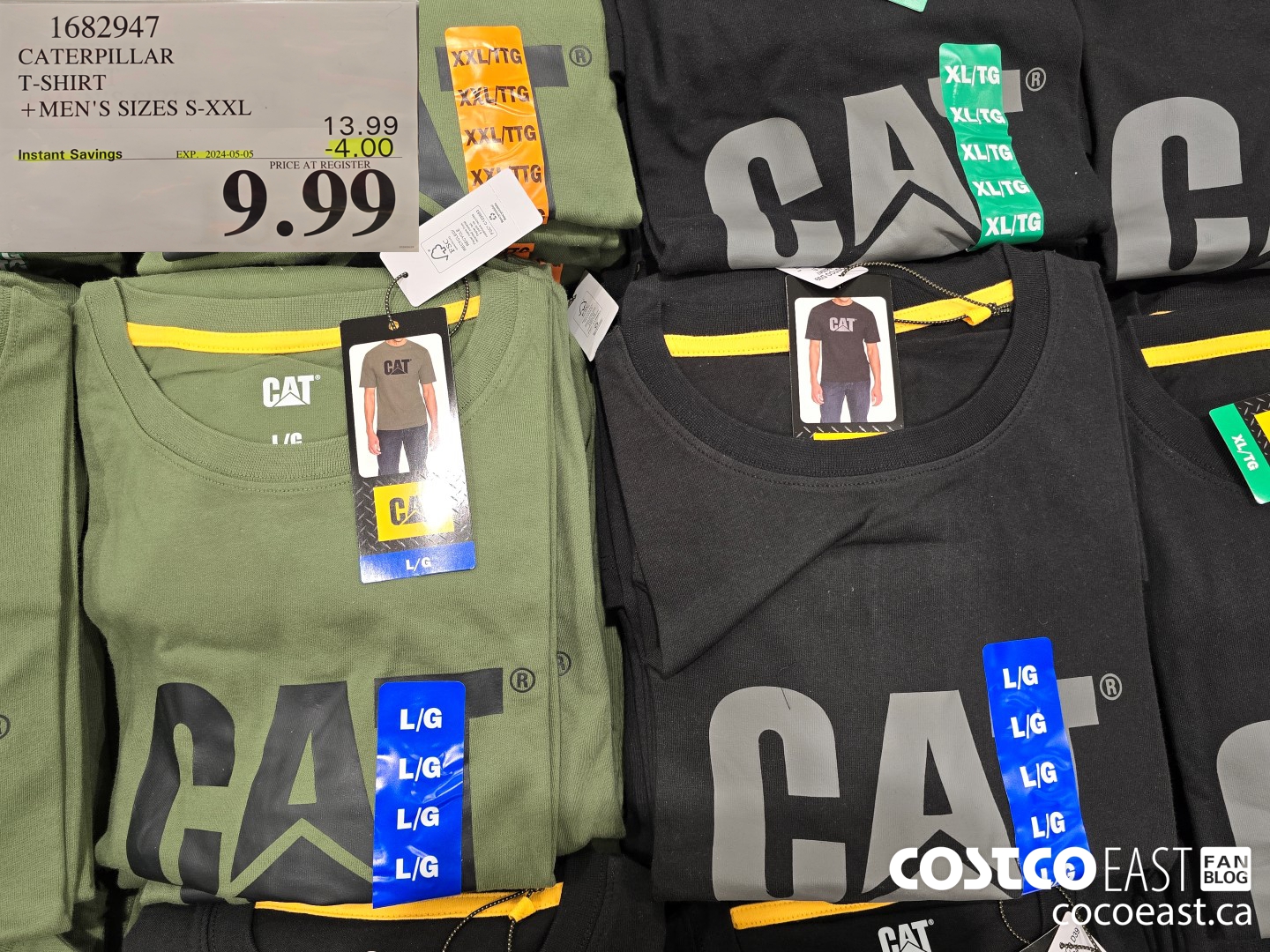 1682947 CATERPILLAR T-SHIRT +MEN'S SIZES S-XXL ($4.00 INSTANT SAVINGS EXPIRES ON 2024-05-05) $9.99