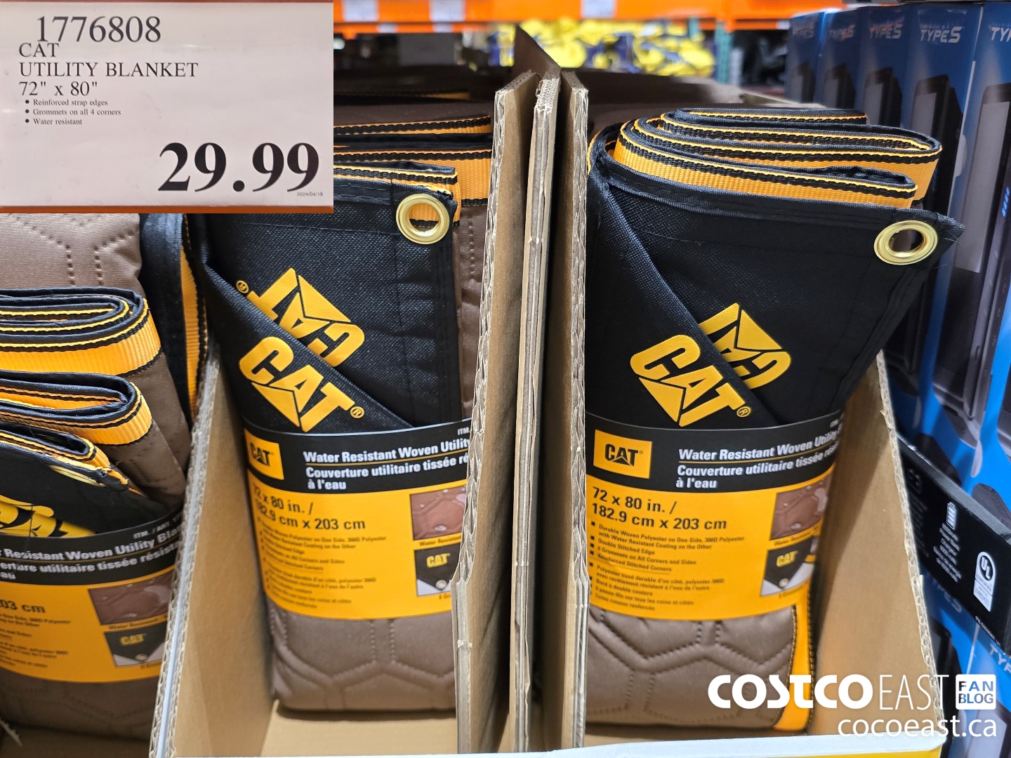 1776808 CAT UTILITY BLANKET 72