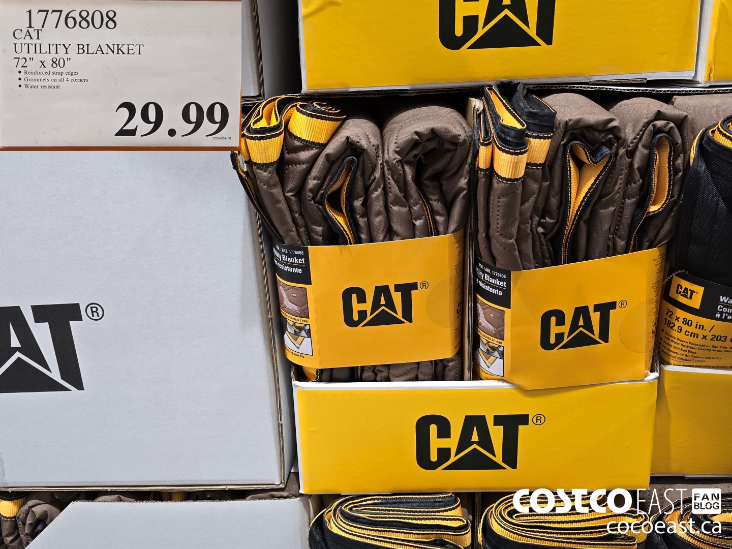 1776808 CAT UTILITY BLANKET 72