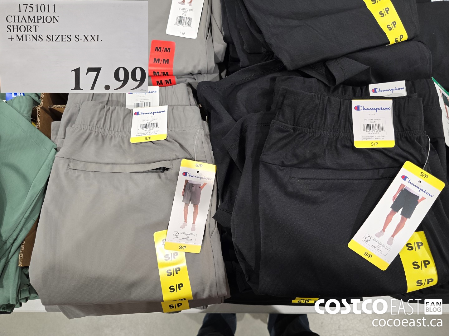 1751011 CHAMPION SHORT +MENS SIZES S-XXL $17.99