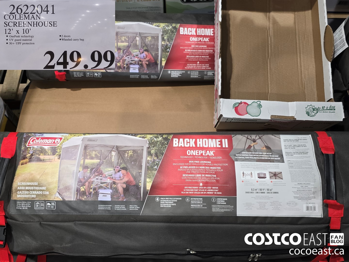 2622041 COLEMAN SCREENHOUSE 12' X 10' $249.99