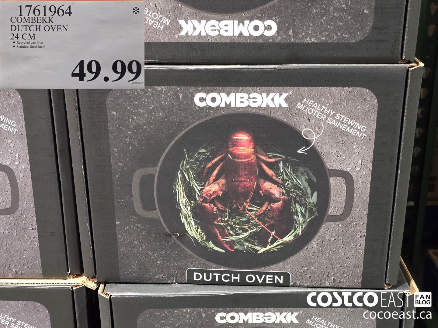 1761964 COMBEKK DUTCH OVEN 24 CM $49.99