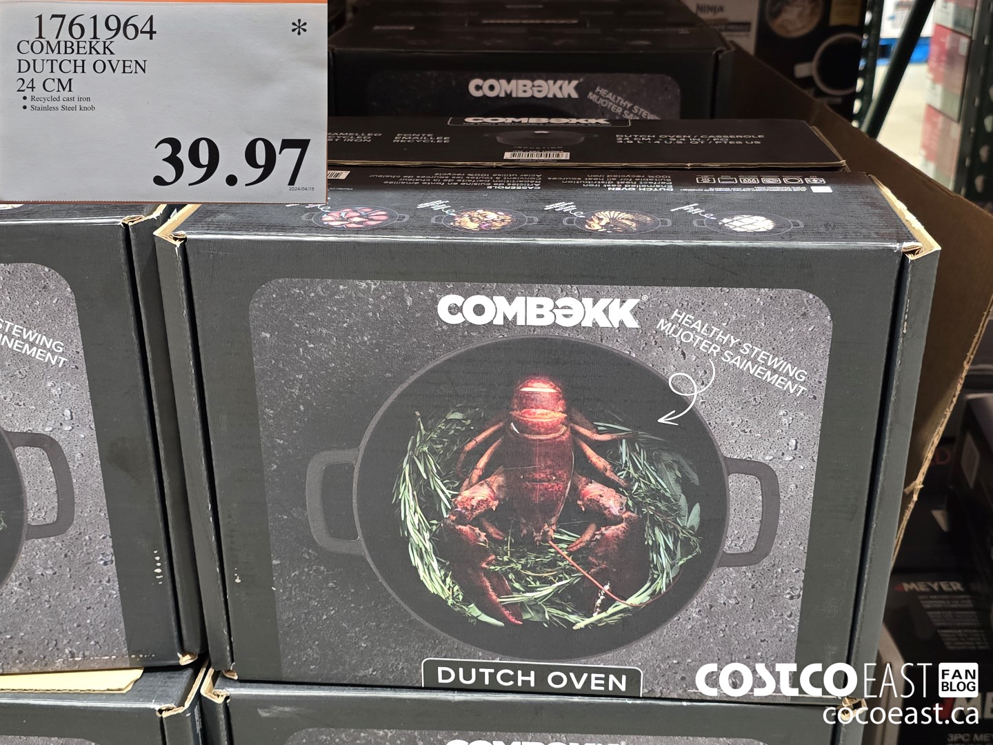 1761964 COMBEKK DUTCH OVEN 24 CM $39.97