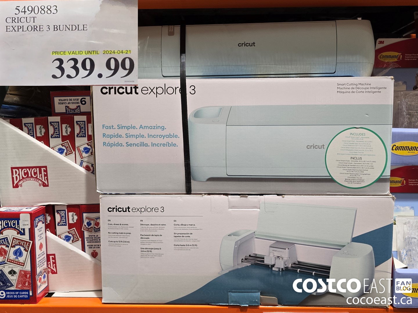 5490883 CRICUT EXPLORE 3 BUNDLE $339.99